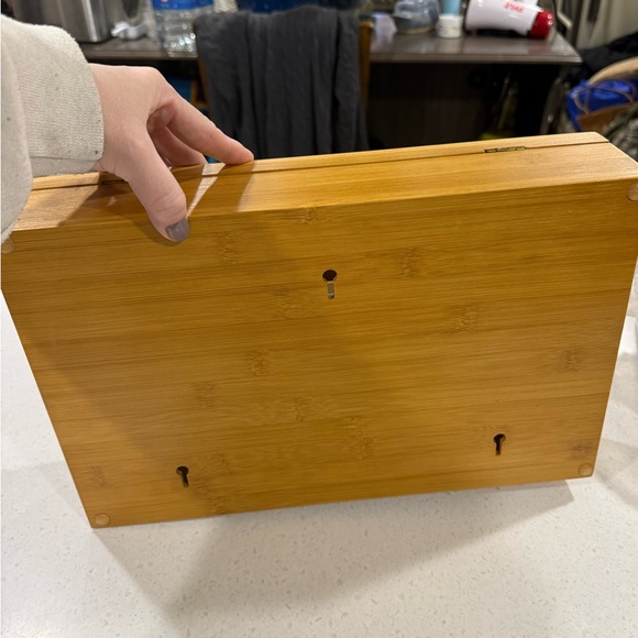 Bamboo Kitchen Wrap Organizer - Picture 5 of 8